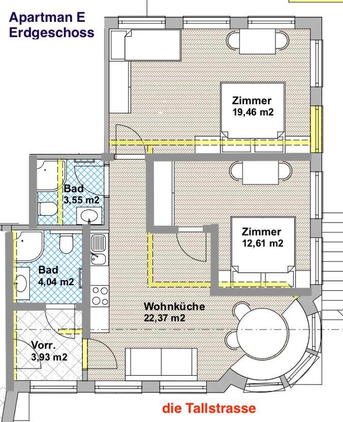 Apartmán Tuxie Haus Exteriér fotografie